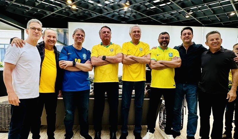 Caiado elogia Bolsonaro: ‘Grande líder da direita’
