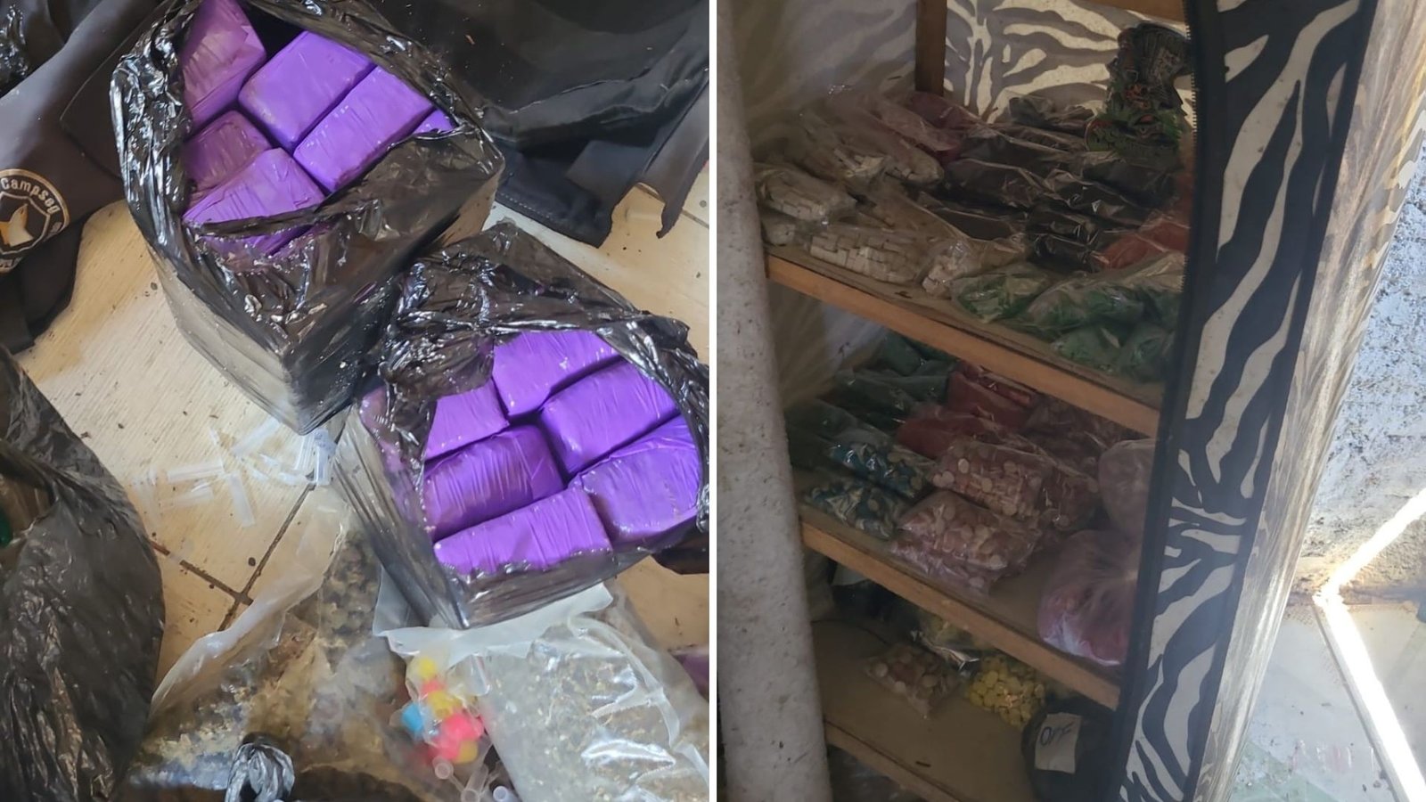 PM Ambiental estoura laboratório de drogas e apreende 127 kg de entorpecentes no litoral de SP