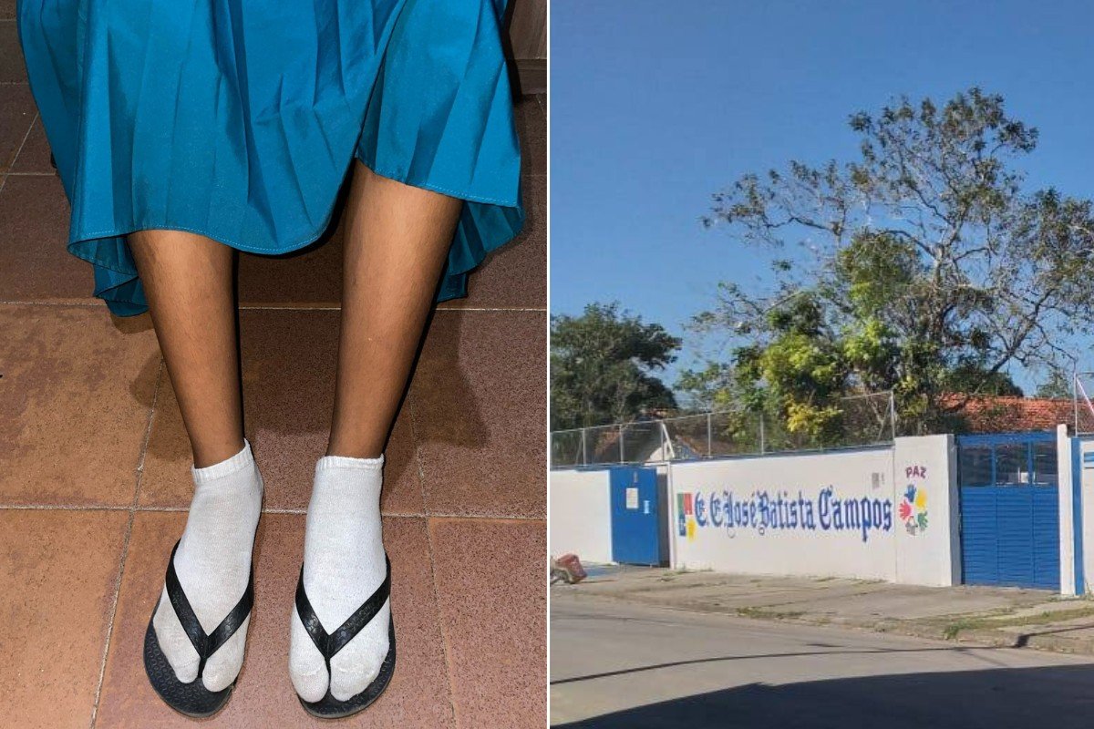 Professora chama aluna de ‘presidiária’ após estudante entrar em sala de meia e chinelo: ‘Constrangida’