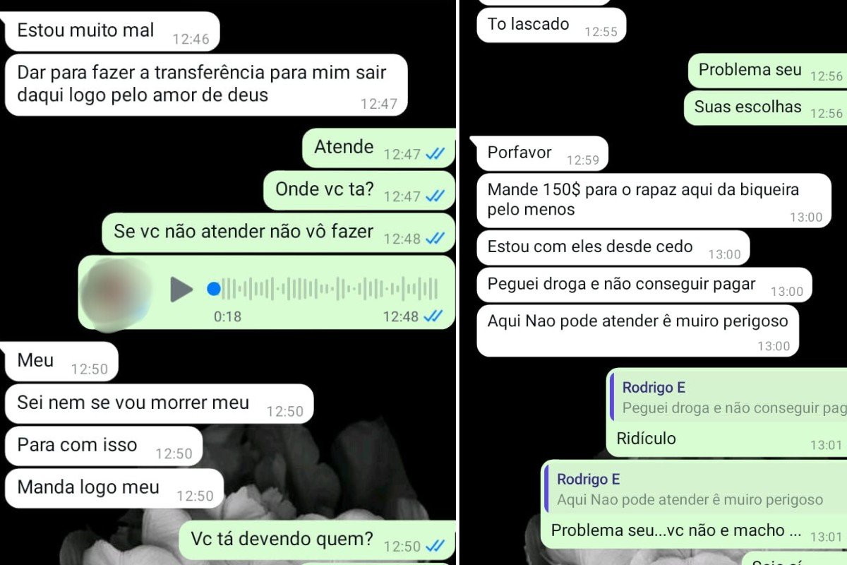 Mulher revela mensagens estranhas enviadas por namorado que desapareceu: ‘Sei nem se vou morrer’