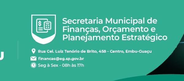 SECRETARIA MUNICIPAL DE FINANÇAS