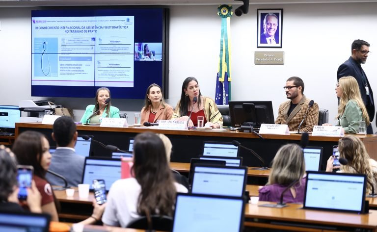 Participantes de debate defendem acompanhamento de fisioterapeutas durante parto