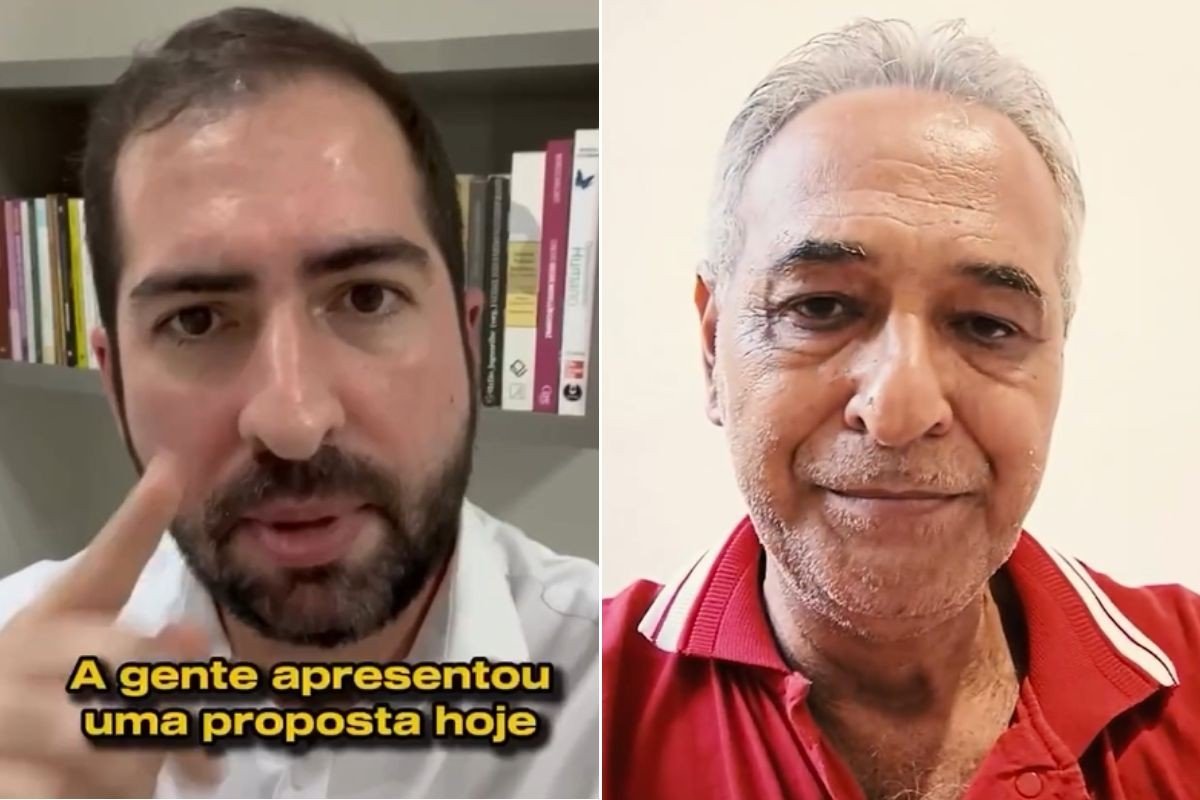 Líder sindical ameaça ‘dar uns tapas’ em prefeito de São Vicente, SP, durante reunião sobre greve; VÍDEO