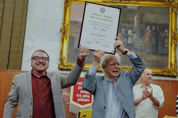 Câmara de SP homenageia Frei Betto com o Título de Cidadão Paulistano