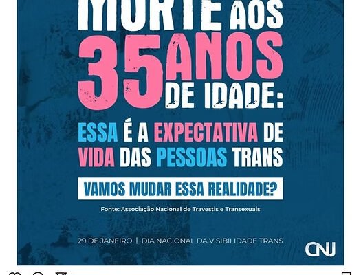 Associação processa CNJ por reproduzir dados não oficiais sobre violência contra pessoas trans Associação processa CNJ por reproduzir dados não oficiais sobre violência contra pessoas trans