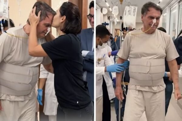 Bolsonaro recebe alta, e apoiadores fazem homenagem em frente ao hospital