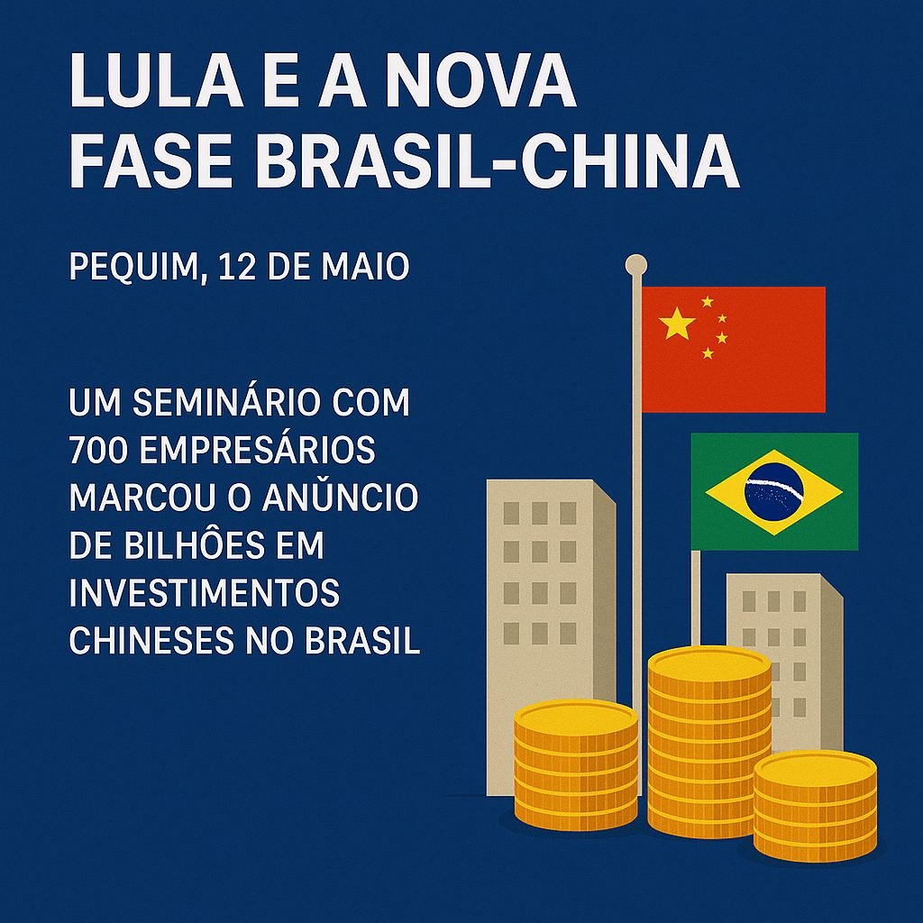 Os novos acordo de Lula com a China