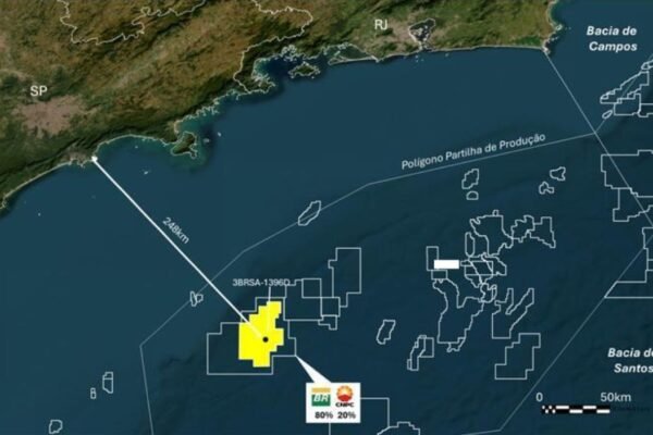 Petrobras descobre novo poço de petróleo na Bacia de Santos