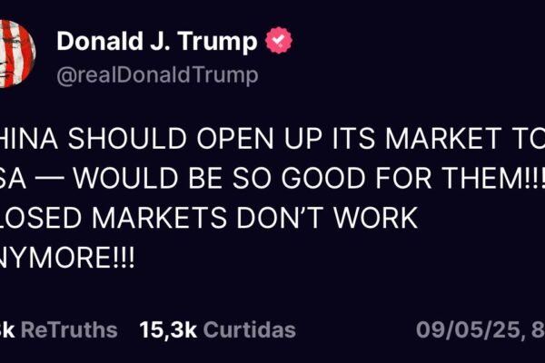 Primeiros produtos atingidos pelas tarifas de 145% de Trump chegam aos EUA
