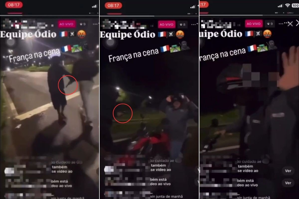 Criminosos inovam e fazem ‘live’ durante assalto em rodovia no litoral de SP; VÍDEO