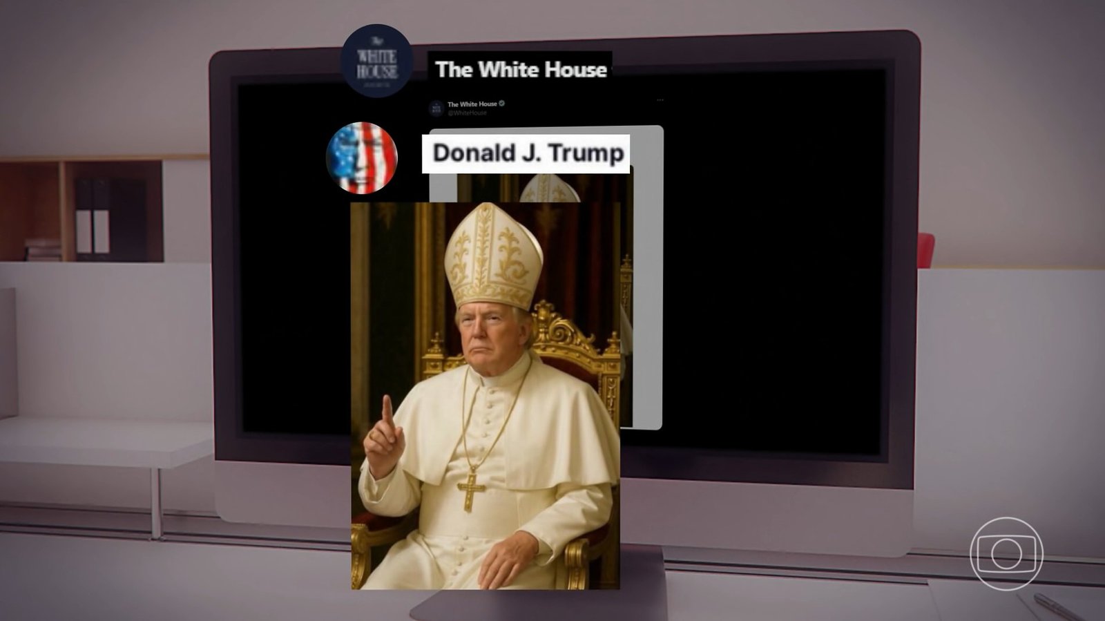 Representantes da Igreja Católica criticam imagem de Trump vestido de papa: “Não zombe de nós”