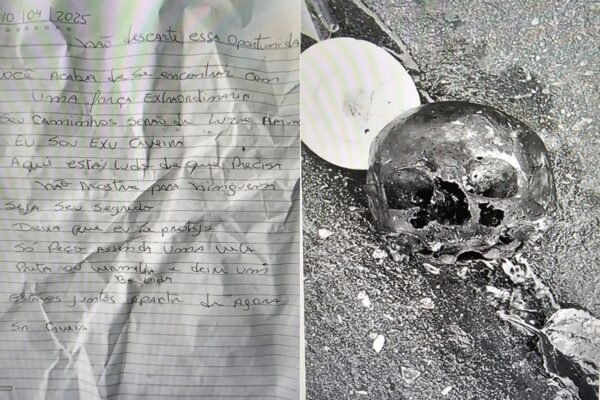 Veja o que se sabe e o que falta esclarecer sobre caso do crânio encontrado ao lado de carta Veja o que se sabe e o que falta esclarecer sobre caso do crânio encontrado ao lado de carta