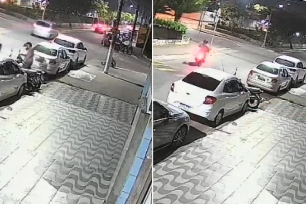 Mulher tem moto furtada enquanto assistia missa em Praia Grande, SP