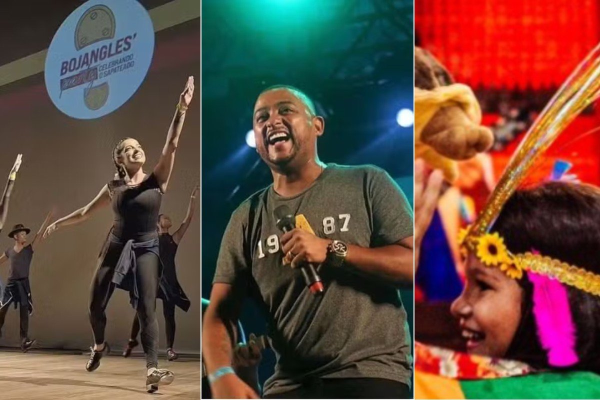 Pagode, tributo a Ray Conniff, Bojangles’ Party, comédia e teatro; g1 reúne atrações para o fim de semana