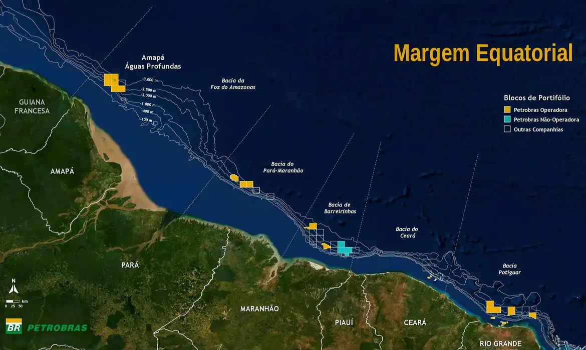 Ibama aprova plano da Petrobras para teste na Margem Equatorial