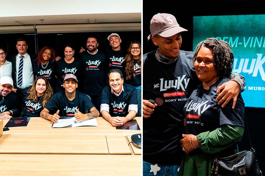 MC Luuky, de Taboão da Serra, assina com Sony Music e celebra sucesso nacional