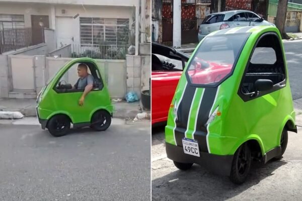 Mecânico de SP constrói o ‘Nanico P50’, o ‘menor carro do mundo’; entenda