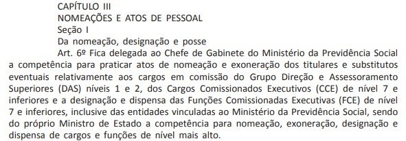Lupi centralizou decisões e tirou autonomia do presidente do INSS