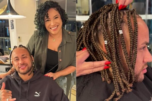 Trancista que mudou visual de Neymar Jr. celebra atendimento ao craque: ‘nunca imaginei’