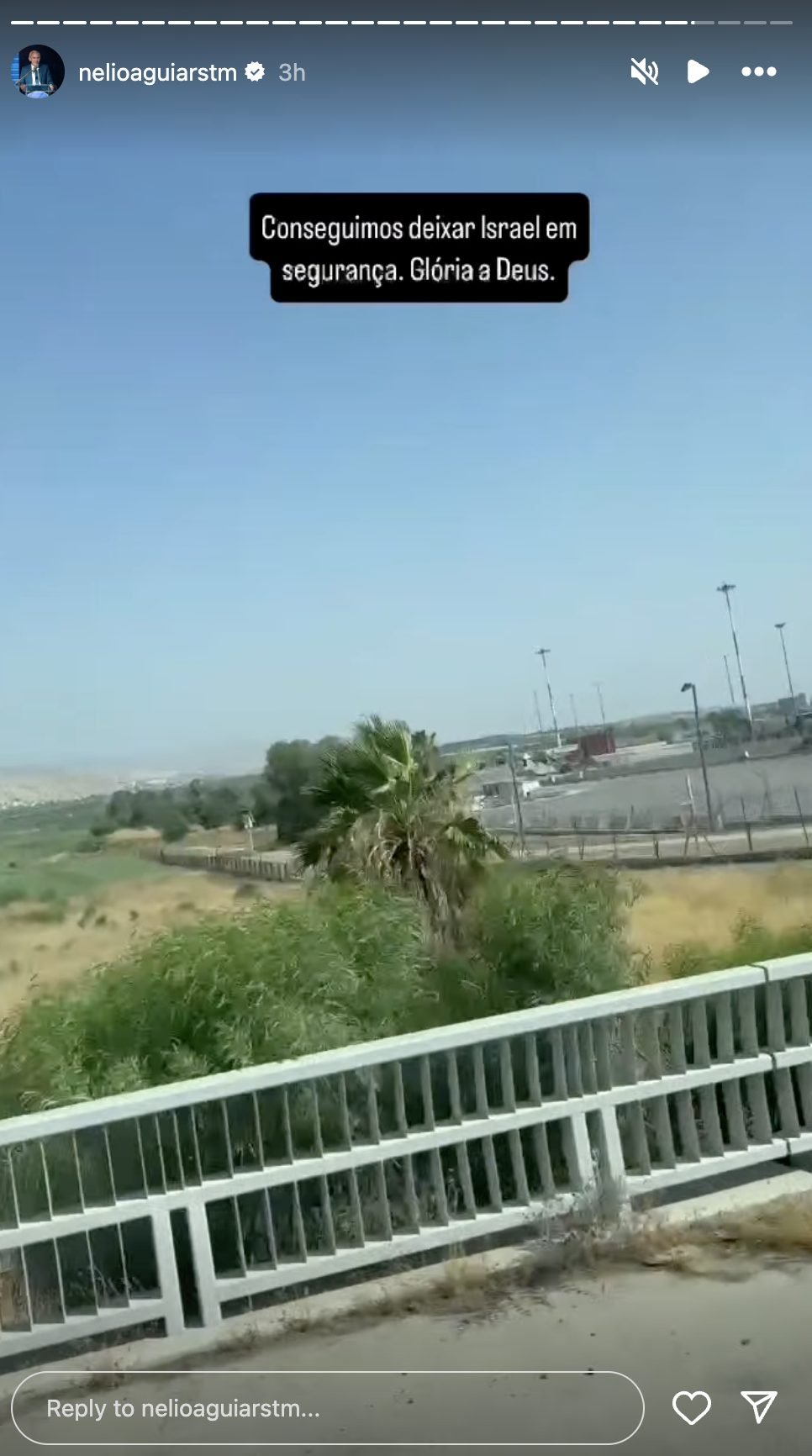 Comitiva brasileira deixa Israel e chega à Jordânia em meio a conflito