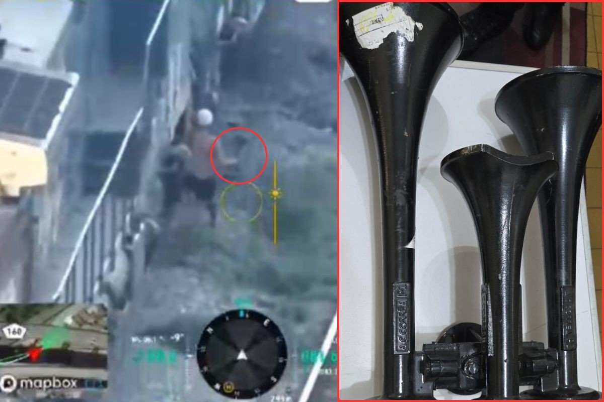 Vídeo flagra furto de buzina de trem em movimento avaliada em R$ 4 mil; polícia prende receptador