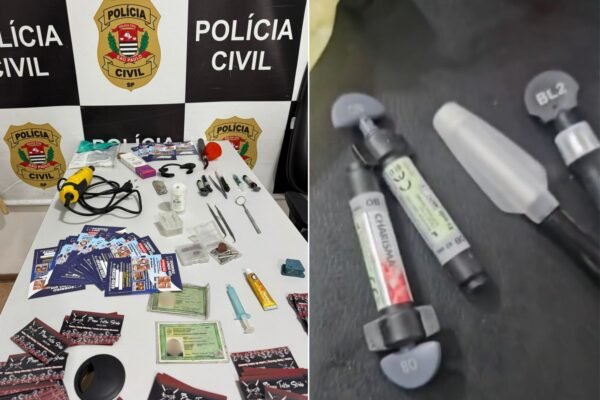 Tatuador é detido em clínica clandestina de estética dentária no litoral de SP