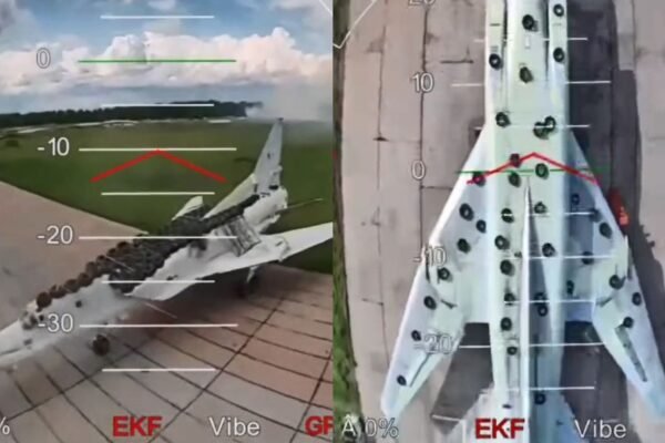 Rússia usou pneus para camuflar aviões de combate e tentar enganar drones da Ucrânia; entenda por que não funcionou