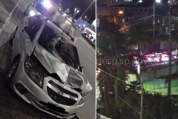 Mulher morre atropelada por vários veículos ao atravessar a pé a Rodovia dos Imigrantes