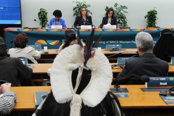 Mulheres parlamentares e executivas defendem expansão do crédito feminino pelo banco do BRICS Mulheres parlamentares e executivas defendem expansão do crédito feminino pelo banco do BRICS