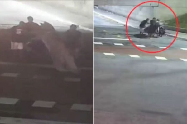 Vídeo mostra trio levando corpo de jovem torturado em prédio abandonado para ser queimado em praça