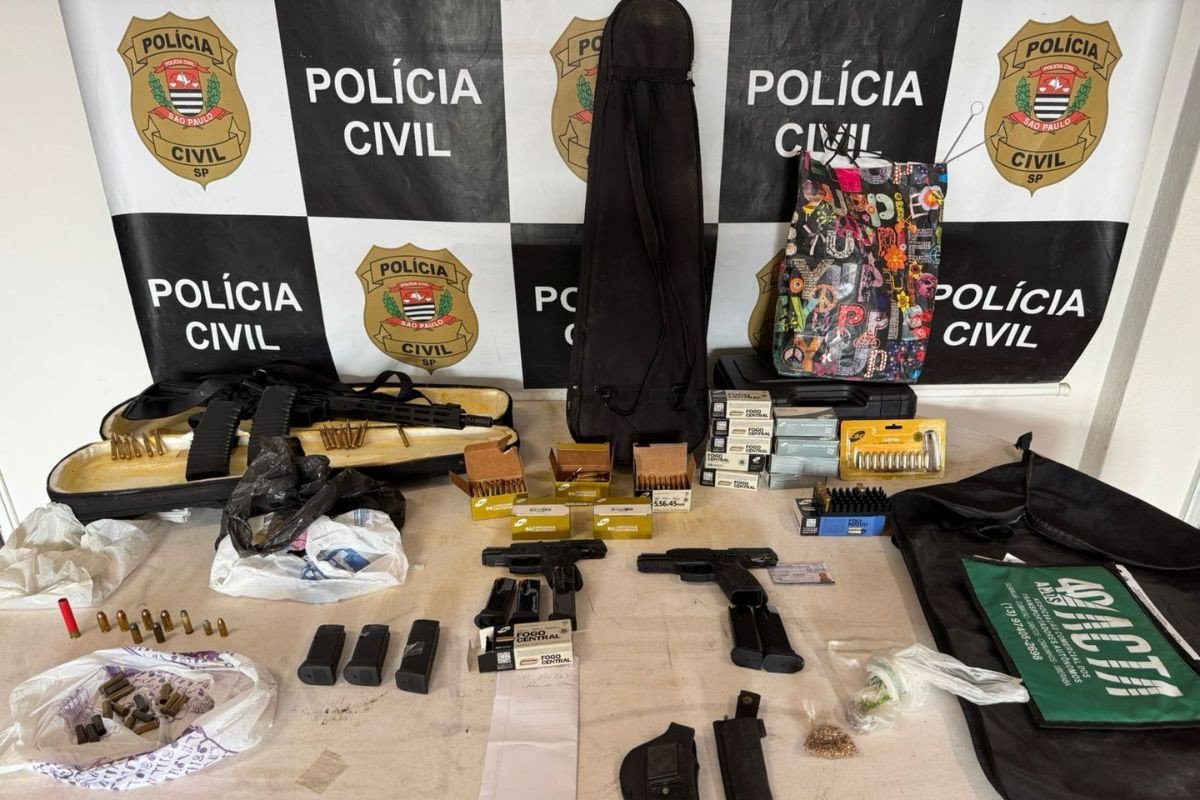 Armeiro de facção conhecido como ‘JeffGun’ é preso no litoral de SP