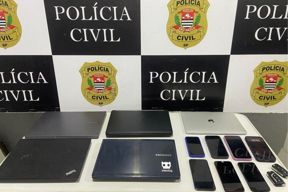 Polícia prende quadrilha que aplicava golpes se passando por bancos e lojas no litoral de SP