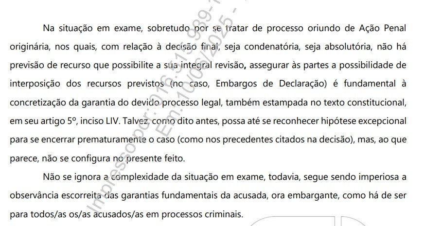 Defensoria recorre contra encerramento de processo contra Zambelli no STF