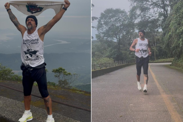 Ultramaratonista brasileiro inicia segunda volta ao mundo e passa por 22 países: ‘Resiliência humana’ Ultramaratonista brasileiro inicia segunda volta ao mundo e passa por 22 países: ‘Resiliência humana’