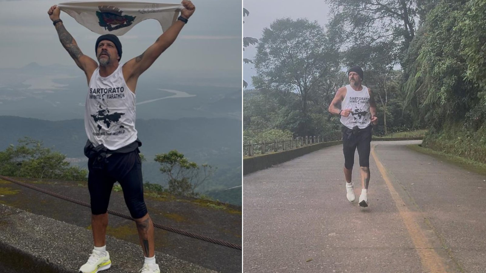 Ultramaratonista brasileiro inicia segunda volta ao mundo e passa por 22 países: ‘Resiliência humana’