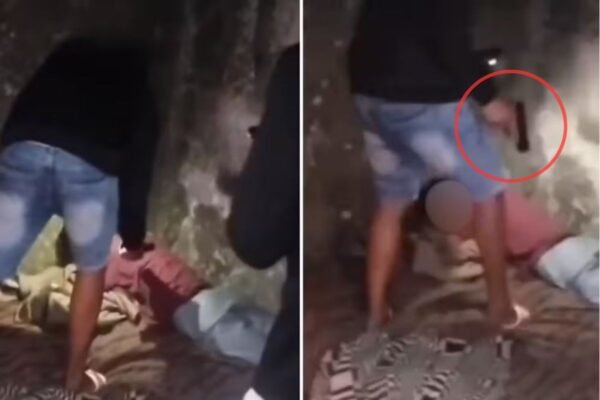 Vídeo mostra grupo armado obrigando homem em situação de rua a tirar a roupa em hospital abandonado