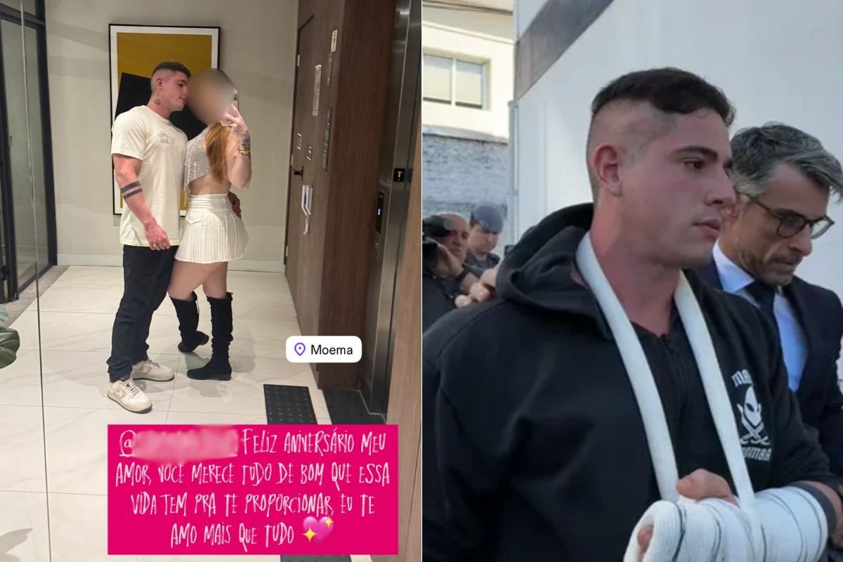 Fisiculturista espancou a namorada no dia do aniversário dela e publicou homenagem horas antes