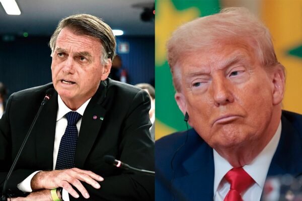Trump publica carta para Bolsonaro e diz que processo contra ex-presidente deve terminar ‘imediatamente’