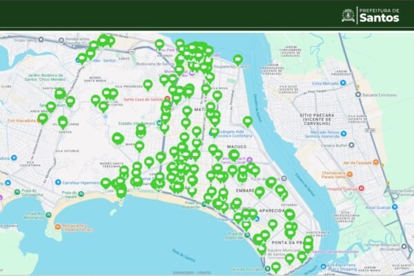 Santos, SP, ganha novas câmeras e ultrapassa 3 mil equipamentos de monitoramento