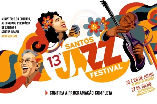 13ª Santos Jazz Festival homenageia Gal Costa e Caetano Veloso com shows gratuitos; veja programação