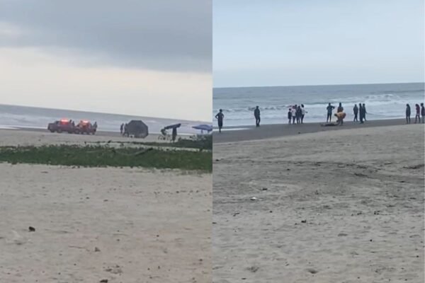 Duas pessoas são resgatadas do mar em estado grave após ingerirem bebida alcóolica no litoral de SP