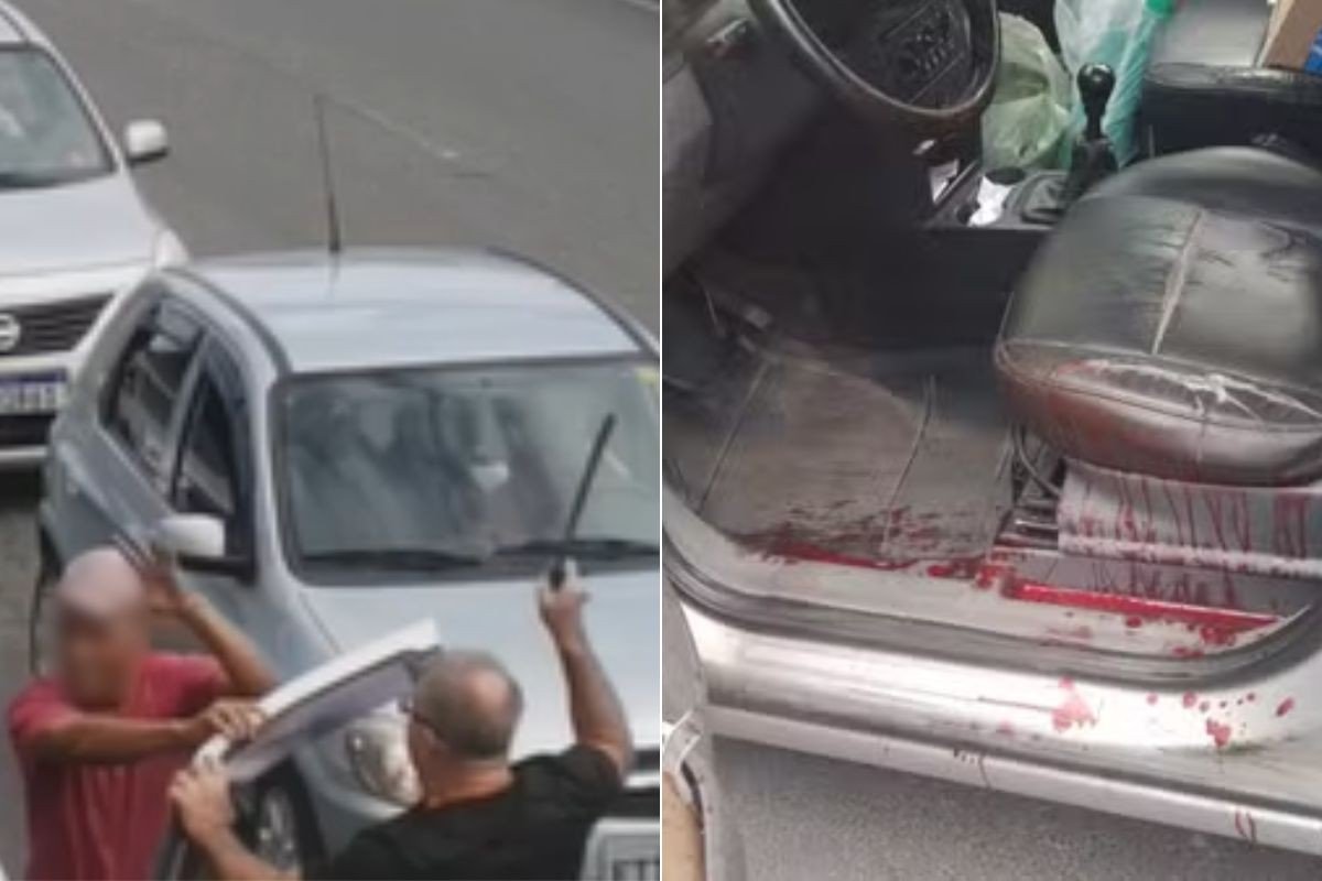 Motorista que atacou o outro com facão em briga de trânsito alegou legítima defesa e escondeu objeto