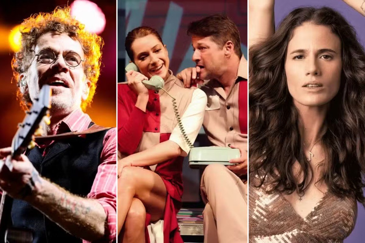 Nando Reis, Ana Cañas, Starlight Concert, comédia, Letícia Spiller e Marcelo Serrado; g1 reúne atrações para o fim de semana