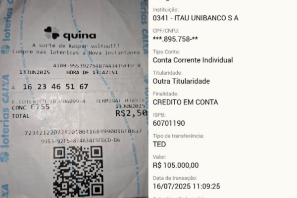 Idosa perde R$ 180 mil após cair no golpe do bilhete premiado em Santos