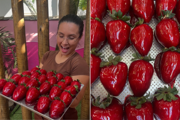 ‘Morango do amor’ impulsiona vendas, gera empregos e uso de site para reservas em docerias no litoral de SP ‘Morango do amor’ impulsiona vendas, gera empregos e uso de site para reservas em docerias no litoral de SP