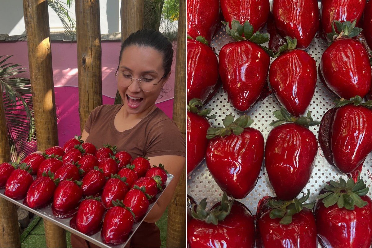 ‘Morango do amor’ impulsiona vendas, gera empregos e uso de site para reservas em docerias no litoral de SP