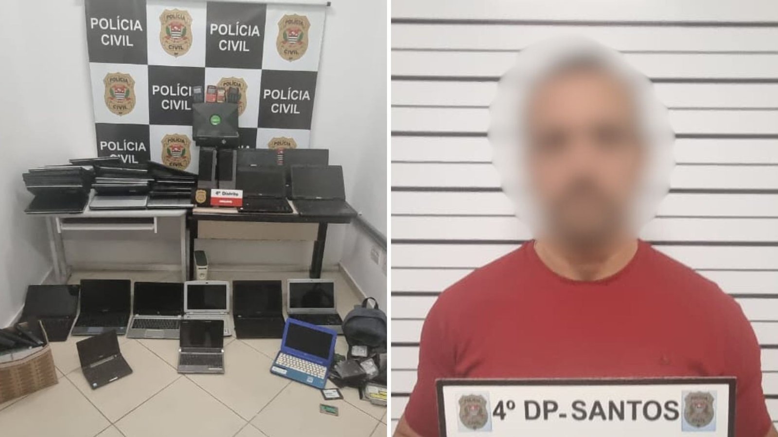Golpista é preso em Santos por vender eletrônicos com defeito como novos pela internet