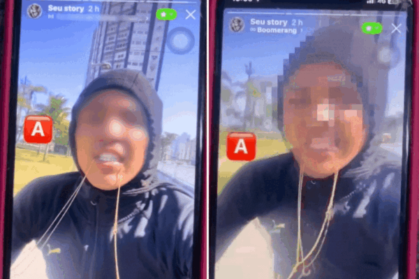 Jovem é preso após roubar corrente e gravar story mordendo acessório no litoral de SP; VÍDEO