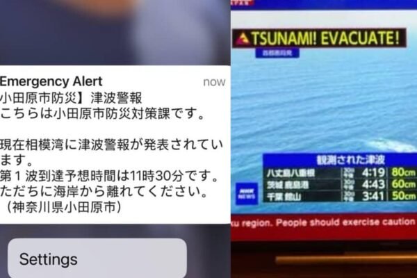 Família de brasileiros recebe alerta de tsunami durante viagem de férias ao Japão; veja relato
