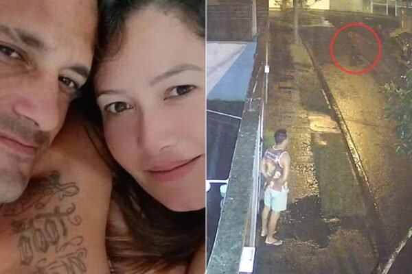 Vídeo mostra homem que matou a ex se justificando para vizinhos: ‘Briga de casal’